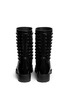 Back View - Click To Enlarge - VALENTINO GARAVANI - 'Rockstud' PVC rainboots