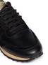 Detail View - Click To Enlarge - VALENTINO GARAVANI - Rubber Rockstud leather suede sneakers