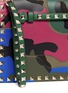 Detail View - Click To Enlarge - VALENTINO GARAVANI - Camouflage print leather canvas flap clutch
