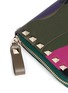 Detail View - Click To Enlarge - VALENTINO GARAVANI - Camupsychedelic' leather canvas zip continental wallet