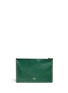 Back View - Click To Enlarge - VALENTINO GARAVANI - Camouflage print leather canvas flat zip pouch