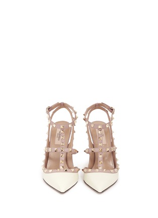 Figure View - Click To Enlarge - VALENTINO - 'Rockstud' caged calfskin leather pumps