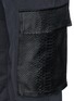 Detail View - Click To Enlarge - ALEXANDER MCQUEEN - Snakeskin effect jogging pants