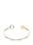 Main View - Click To Enlarge - SOPHIE BILLE BRAHE - 'Deesse Petite Perle' 14k yellow gold pearl cuff