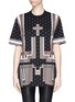 Main View - Click To Enlarge - GIVENCHY - Cross frame print T-shirt