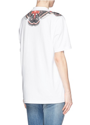 Back View - Click To Enlarge - GIVENCHY - Moth print jersey T-shirt