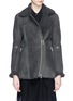 Main View - Click To Enlarge - WHISTLES - 'Daria' lamb leather shearling jacket 