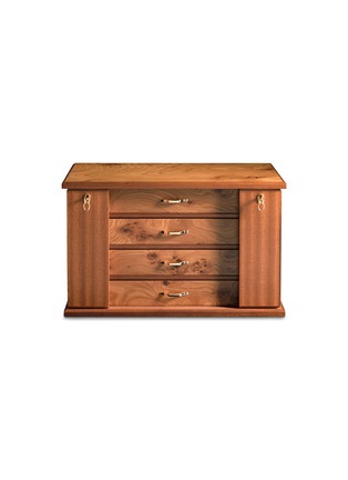 Main View - Click To Enlarge - AGRESTI - Elm briar wood four-drawer jewellery chest