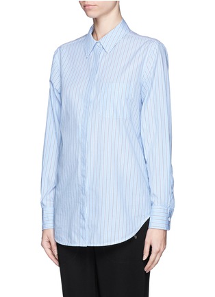 Front View - Click To Enlarge - EQUIPMENT - 'Morisson' contrast yoke stripe shirt