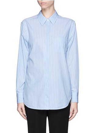 Main View - Click To Enlarge - EQUIPMENT - 'Morisson' contrast yoke stripe shirt