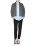 Figure View - Click To Enlarge - EQUIPMENT - 'Morisson' contrast yoke stripe shirt