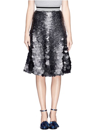 Main View - Click To Enlarge - MSGM - Sequin paillettes flare skirt