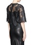 Back View - Click To Enlarge - MSGM - Lacquer lace cropped top