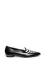 Main View - Click To Enlarge - NICHOLAS KIRKWOOD - 'Apron' chevron vamp leather loafers