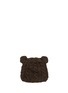 Main View - Click To Enlarge - THE BLUEBERRY HILL - 'Julian' bear cable knit kids beanie