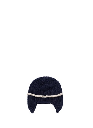 Figure View - Click To Enlarge - THE BLUEBERRY HILL - 'Wilbur' kids aviator beanie