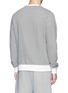 Back View - Click To Enlarge - MAURO GRIFONI - Semi circle print cotton terry sweatshirt 