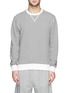 Main View - Click To Enlarge - MAURO GRIFONI - Semi circle print cotton terry sweatshirt 