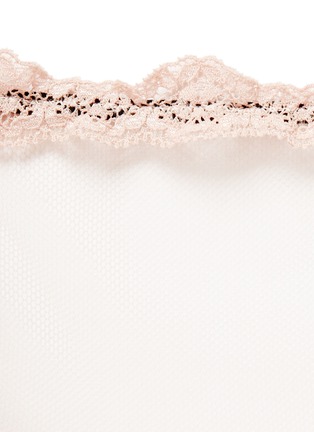 Detail View - Click To Enlarge - FLEUR DU MAL - 'Lace Bondage' crisscross lace panty