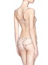 Back View - Click To Enlarge - FLEUR DU MAL - 'Lace Bondage' crisscross lace panty