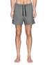 Main View - Click To Enlarge - ALEXANDER MCQUEEN - Micro skull print cotton shorts