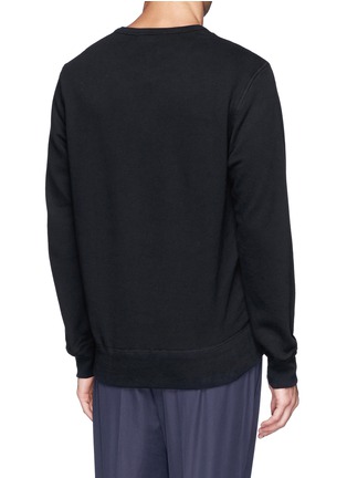 Back View - Click To Enlarge - ALEXANDER MCQUEEN - Large polka dot and skull sweatshirt