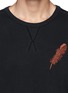 Detail View - Click To Enlarge - ALEXANDER MCQUEEN - Feather embroidery sweatshirt