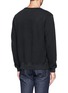 Back View - Click To Enlarge - ALEXANDER MCQUEEN - Feather embroidery sweatshirt