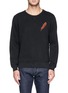 Main View - Click To Enlarge - ALEXANDER MCQUEEN - Feather embroidery sweatshirt