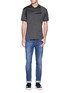 Figure View - Click To Enlarge - ALEXANDER MCQUEEN - Harness polo shirt