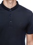 Detail View - Click To Enlarge - ARMANI COLLEZIONI - Stitch down collar polo shirt