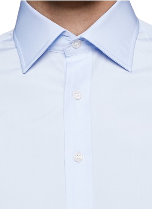 Detail View - Click To Enlarge - SMYTH & GIBSON - Cotton poplin shirt