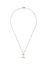 Main View - Click To Enlarge - LC COLLECTION JEWELLERY - Diamond 18k gold letter pendant necklace – I