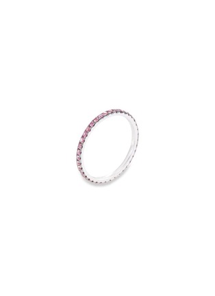Figure View - Click To Enlarge - LC COLLECTION JEWELLERY - Diamond 18k gold eternity ring
