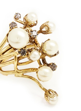 Detail View - Click To Enlarge - ERICKSON BEAMON - 'Stratosphere' faux pearl ring