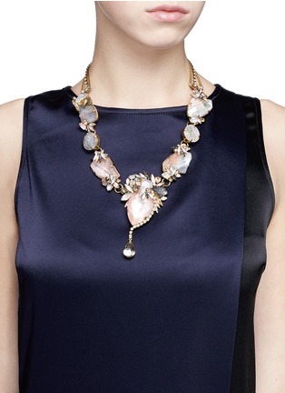 Figure View - Click To Enlarge - ERICKSON BEAMON - 'Marchesa' iridescent gemstone necklace