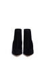 Figure View - Click To Enlarge - NICHOLAS KIRKWOOD - Stretch suede triangular heel boots