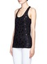 Front View - Click To Enlarge - MC Q - Swallow print racer back tank top