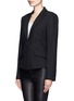 Front View - Click To Enlarge - MC Q - Flounced back blazer