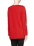 Back View - Click To Enlarge - ST. JOHN - Cable knit panel sweater 