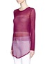 Front View - Click To Enlarge - IRO - Gracie perforated knit tunic