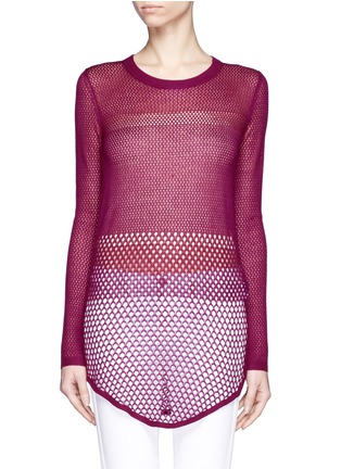 Main View - Click To Enlarge - IRO - Gracie perforated knit tunic
