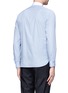 Back View - Click To Enlarge - MAURO GRIFONI - Contrast collar cotton shirt
