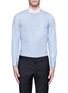 Main View - Click To Enlarge - MAURO GRIFONI - Contrast collar cotton shirt
