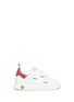 Main View - Click To Enlarge - GOLDEN GOOSE - 'Smash' glitter collar leather toddler sneakers