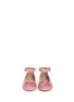 Figure View - Click To Enlarge - AQUAZZURA - 'Sunshine Baby' pompom suede toddler flats