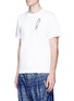 Front View - Click To Enlarge - SACAI - Parrot embroidered pocket cotton T-shirt