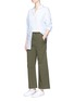 Figure View - Click To Enlarge - THEORY - 'Namid TS' wide leg sailor pants