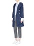 Figure View - Click To Enlarge - THEORY - 'Waleria' belted trench coat