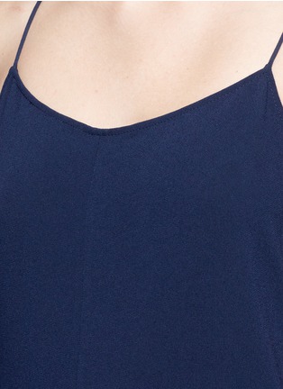 Detail View - Click To Enlarge - THEORY - 'Binx' wide leg crepe camisole jumpsuit
